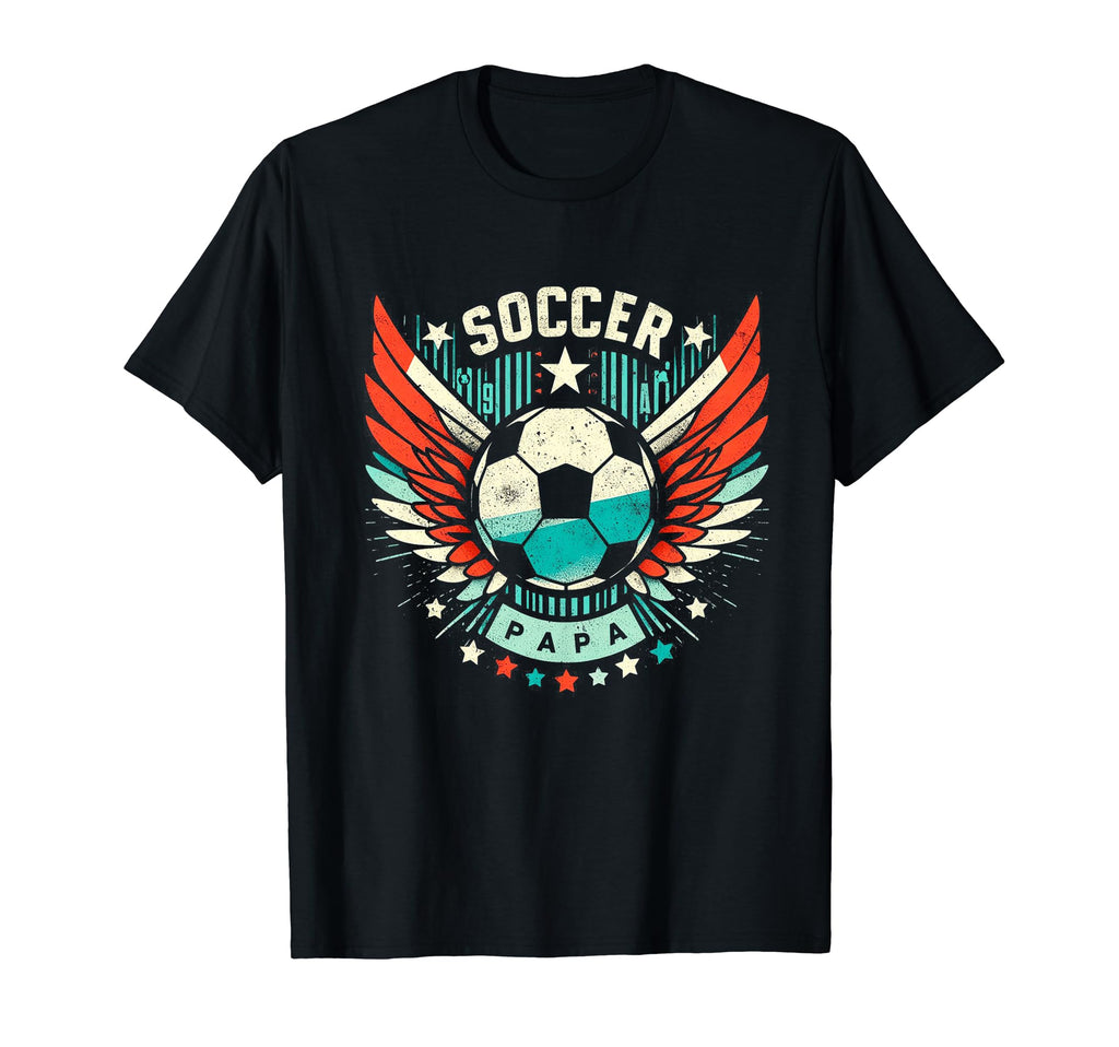 Soccer Papa Family Matching Dad T-Shirt - Unique Graphic for Adults - T-Shirt, Sweatshirt, Hoodie