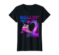 Rollin Into 2 Roller Skating Birthday T-Shirt - Unique Graphic for Adults - T-Shirt, Sweatshirt, Hoodie