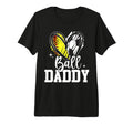 Ball Daddy Softball Soccer Ball Dad Both T-Shirt - Custom Art Print Unisex - T-Shirt, Sweatshirt, Hoodie