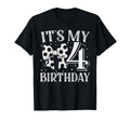 Its My Four 4Th Birthday Soccer T-Shirt - Aesthetic Graphic for Adults - T-Shirt, Sweatshirt, Hoodie