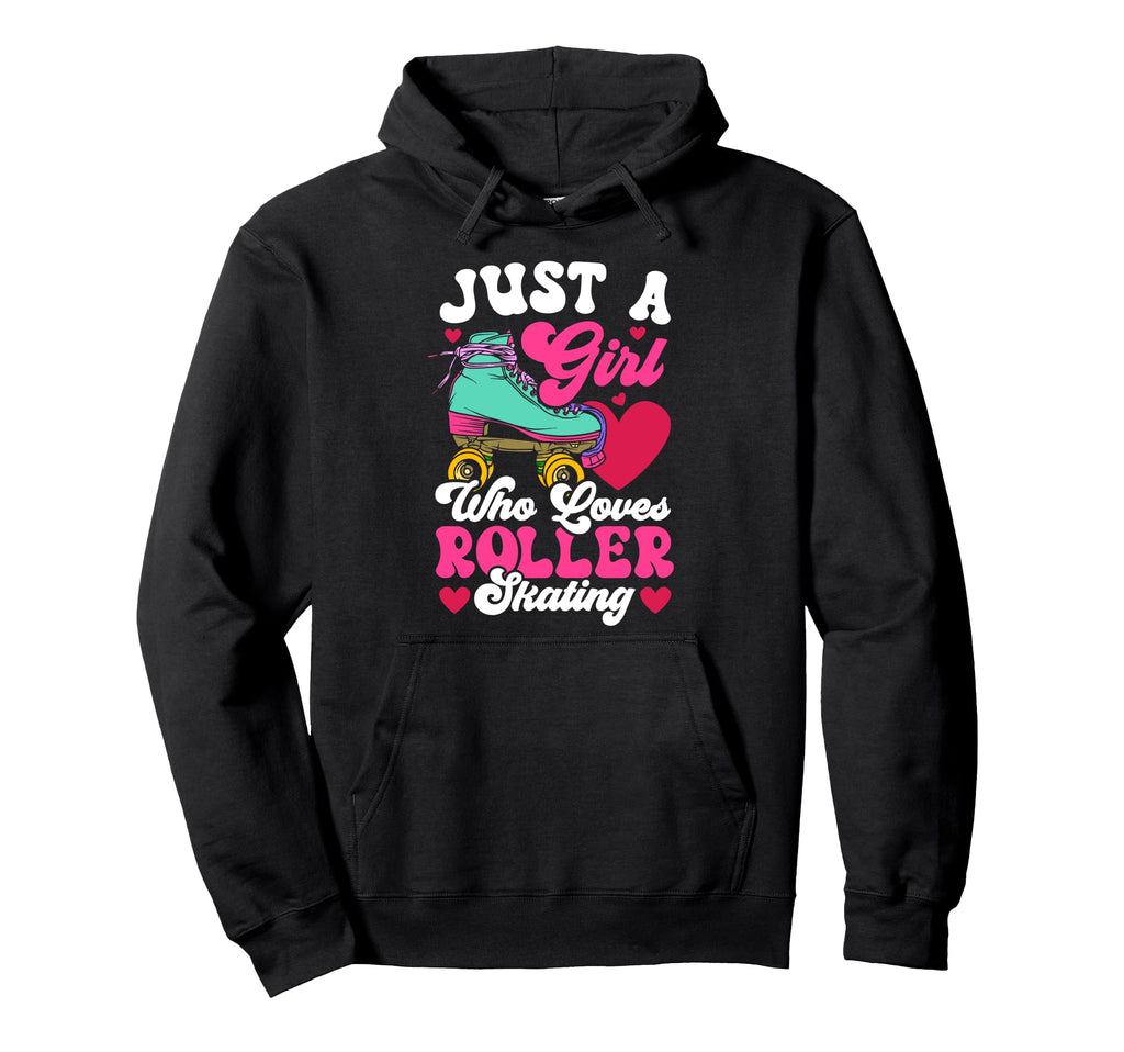 Roller Skating Skate 1970S Just Who Hoodie - Graphic Print Unisex - T-Shirt, Sweatshirt, Hoodie