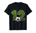 Number 12 Years Soccer 12Th T-Shirt - Casual Everyday Wear for Adults - T-Shirt, Sweatshirt, Hoodie