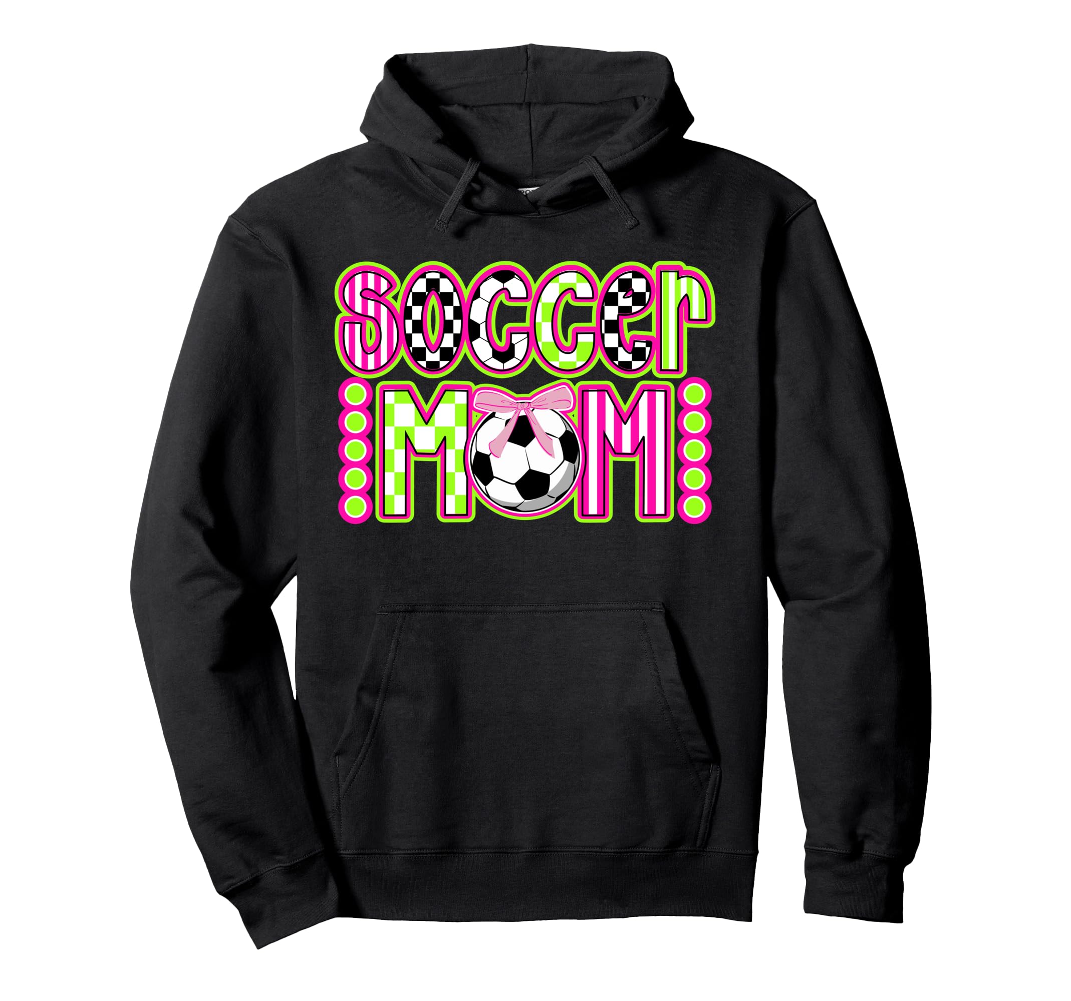 Soccer Mom Soccer Player Mama Coquette Hoodie - Graphic Print Men Women - T-Shirt, Sweatshirt, Hoodie