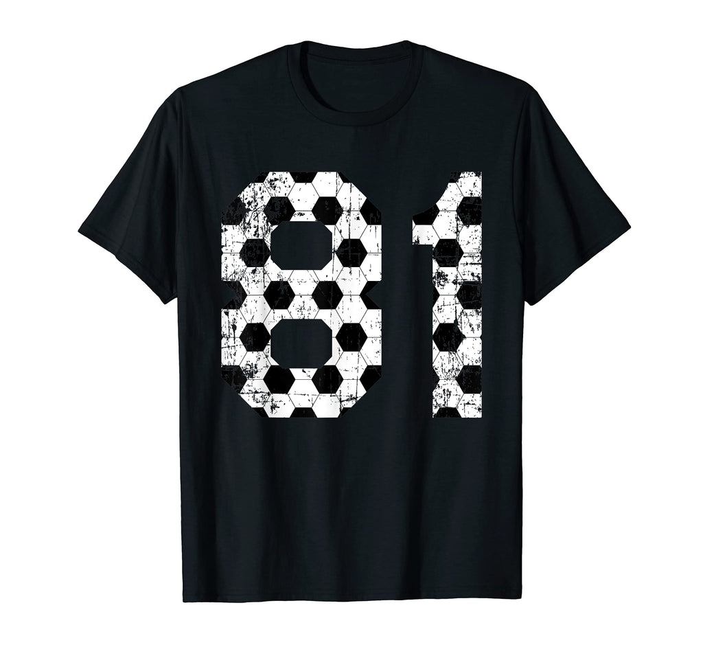 Soccer 81 Jersey Number T-Shirt - Streetwear Style for Adults - T-Shirt, Sweatshirt, Hoodie