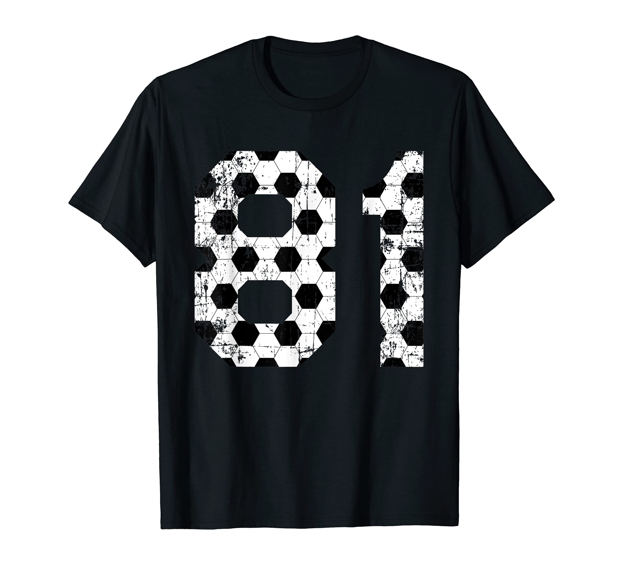 Soccer 81 Jersey Number T-Shirt - Streetwear Style for Adults - T-Shirt, Sweatshirt, Hoodie