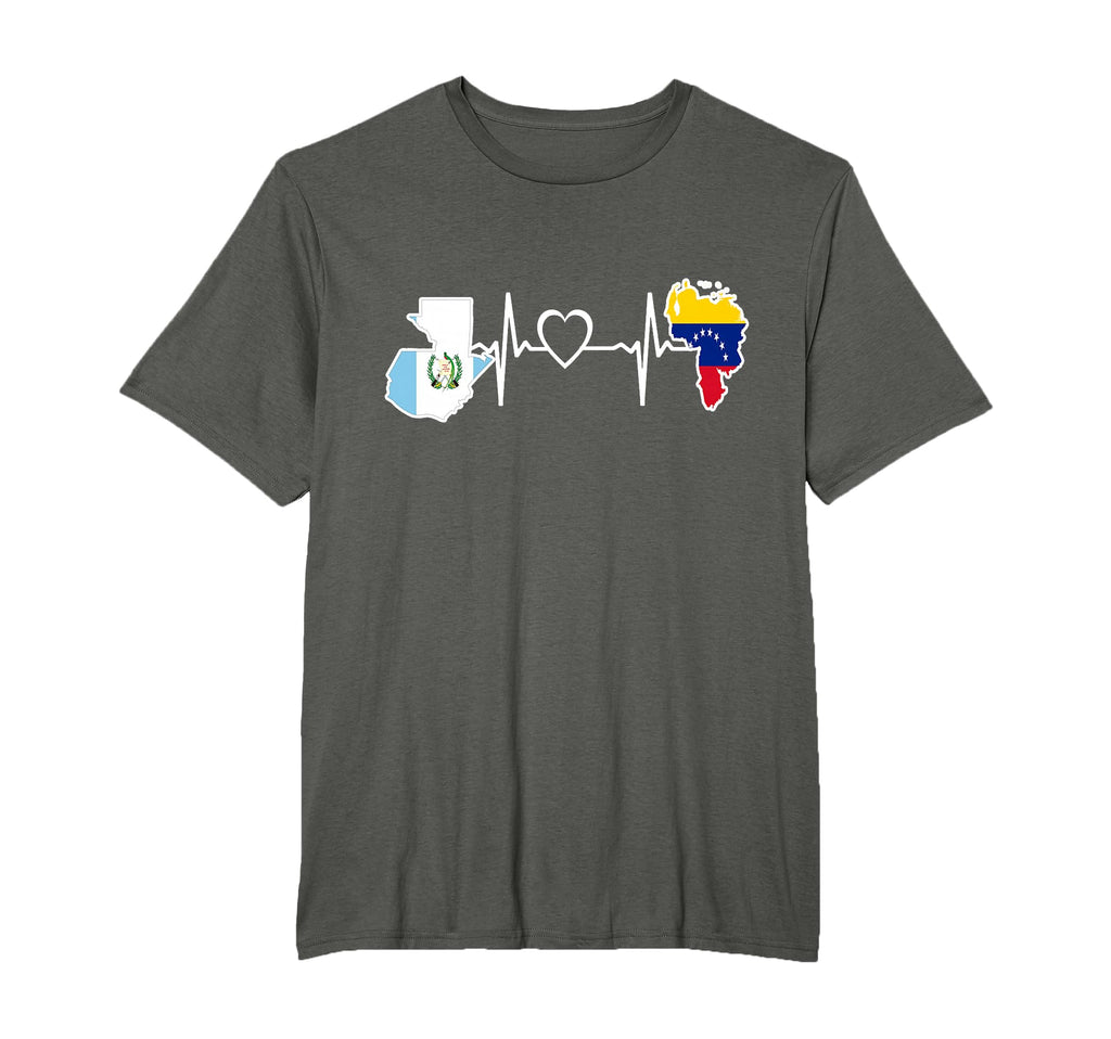 Guatemala Venezuela Flag Guatemalan T-Shirt - Novelty Apparel for Adults - T-Shirt, Sweatshirt, Hoodie