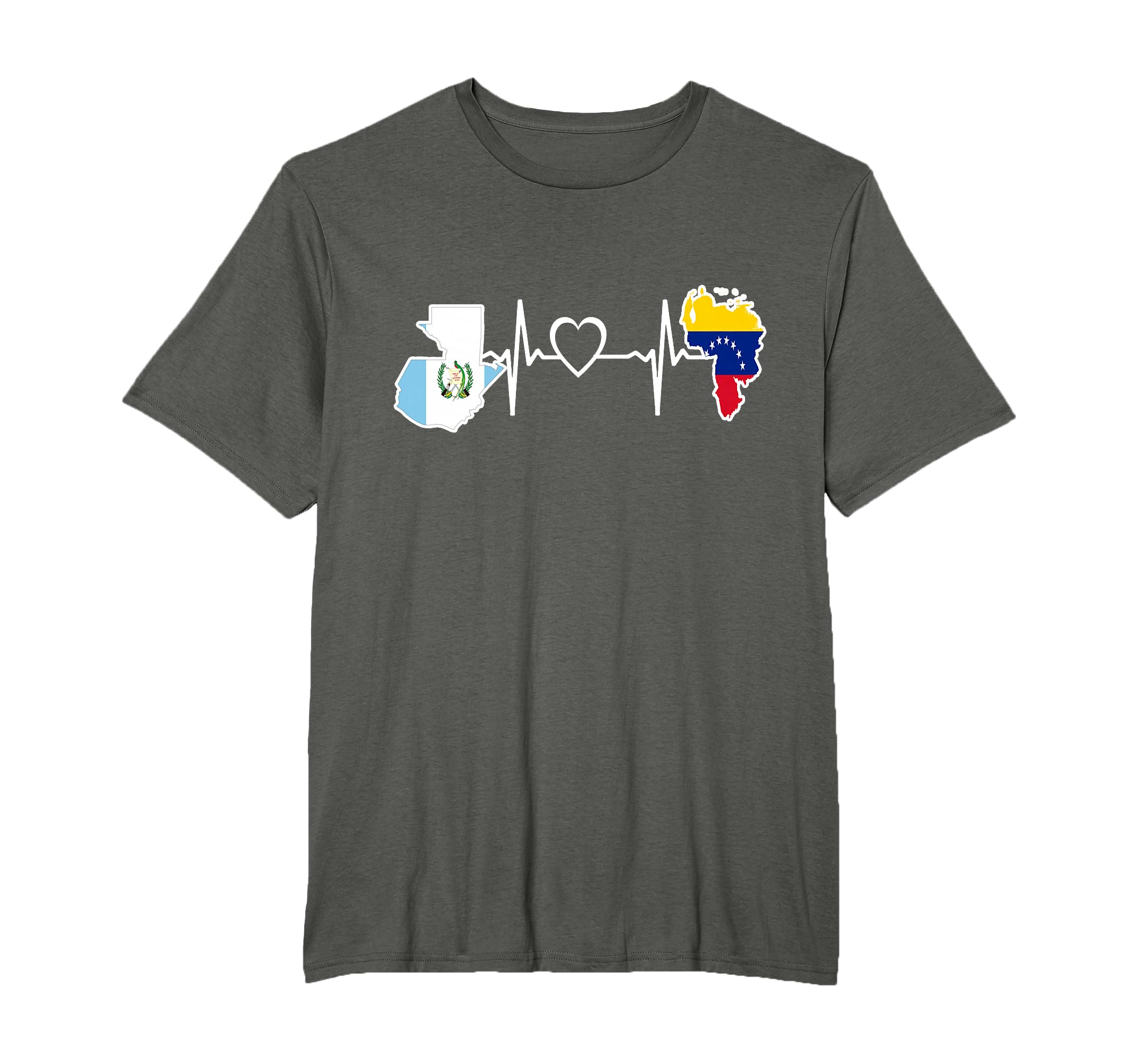 Guatemala Venezuela Flag Guatemalan T-Shirt - Novelty Apparel for Adults - T-Shirt, Sweatshirt, Hoodie