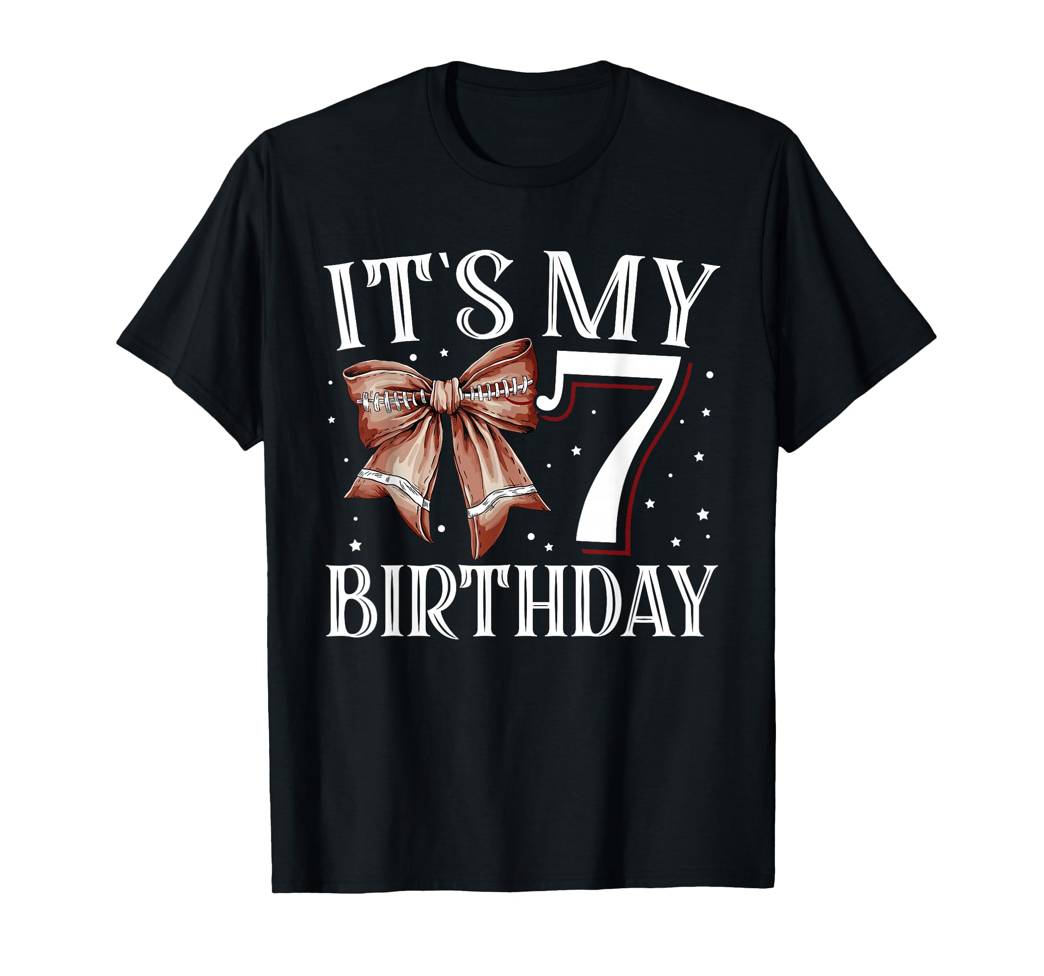 Its My Seven 7Th Birthday Football T-Shirt - Streetwear Style for Adults - T-Shirt, Sweatshirt, Hoodie