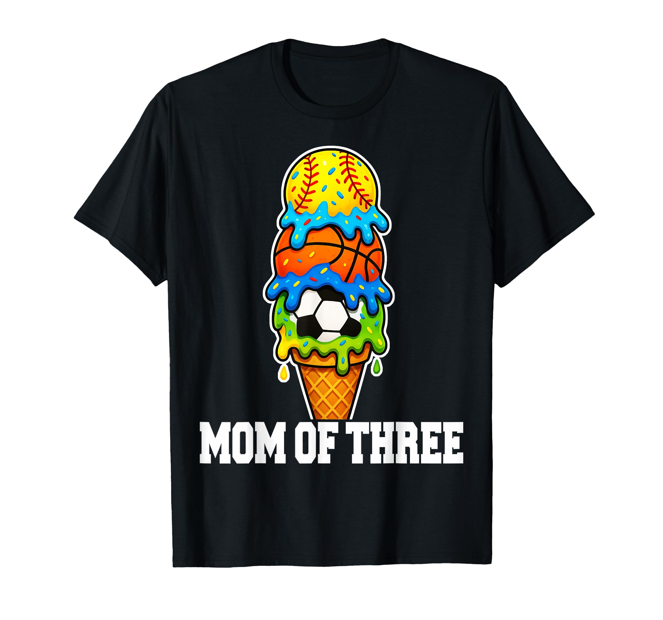 Softball Soccer Basketball Mom Ice T-Shirt - Novelty Apparel Men Women - T-Shirt, Sweatshirt, Hoodie