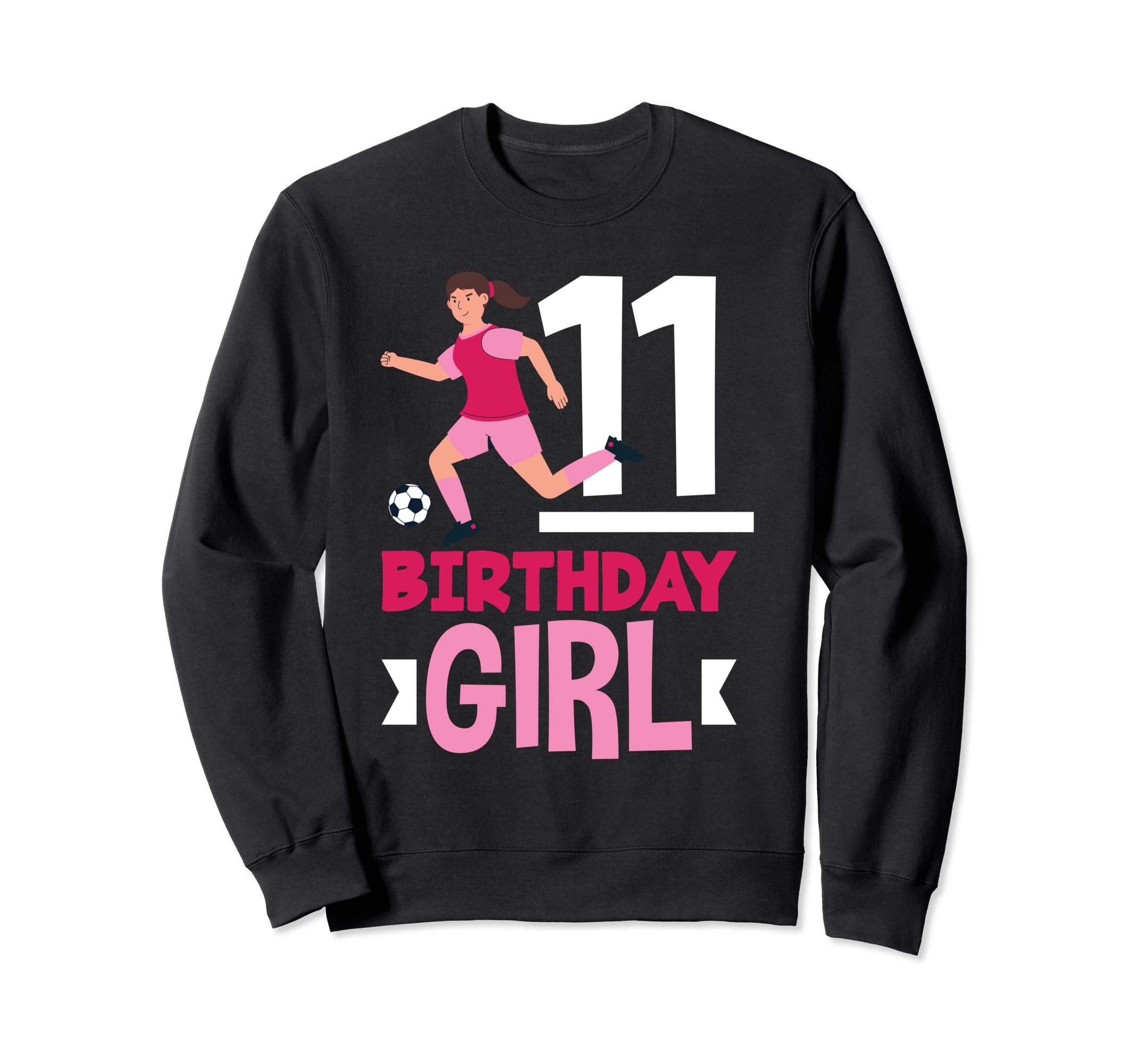 11Th Birthday 11 Years Soccer Sweatshirt - Unique Graphic Men Women - T-Shirt, Sweatshirt, Hoodie