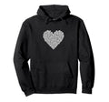 Soccer Ball Heart Shape Love Football Hoodie - Aesthetic Graphic Unisex - T-Shirt, Sweatshirt, Hoodie
