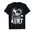 Senior Aunt Class 2026 Soccer Graduation T-Shirt - Trendy Graphic Unisex - T-Shirt, Sweatshirt, Hoodie