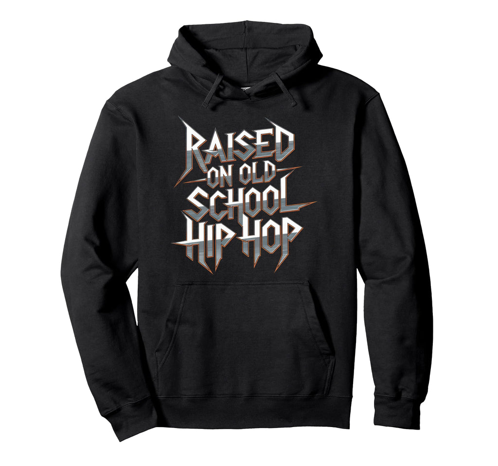 Raised Old School Hip Hop Cassette Hoodie - Streetwear Style for Adults - T-Shirt, Sweatshirt, Hoodie