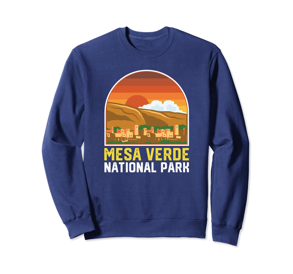 Mesa Verde National Park Sunset Sweatshirt - Minimalist Print Unisex - T-Shirt, Sweatshirt, Hoodie