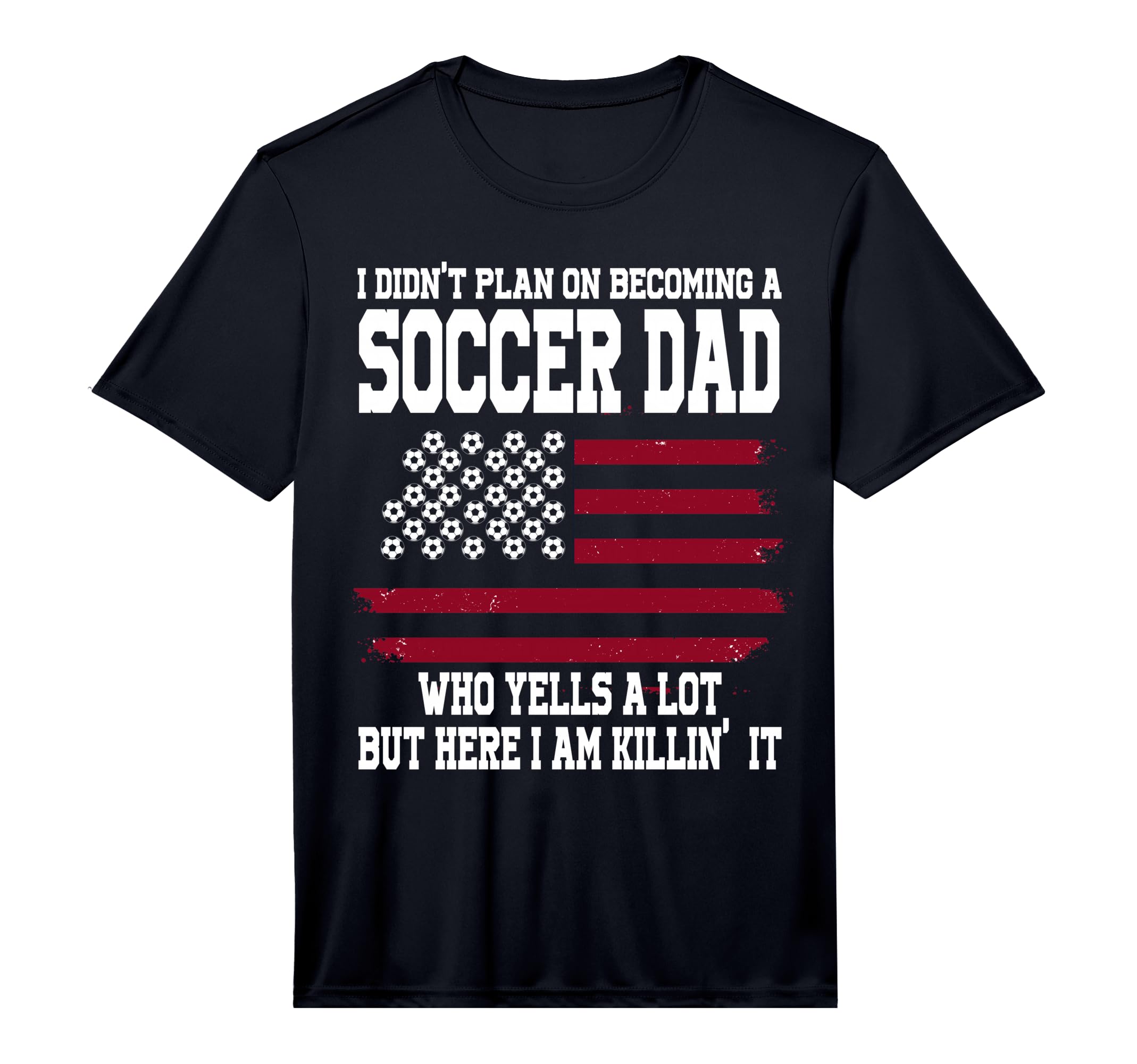 Mens I Didnt Plan Becoming Soccer T-Shirt - Minimalist Print for Adults - T-Shirt, Sweatshirt, Hoodie