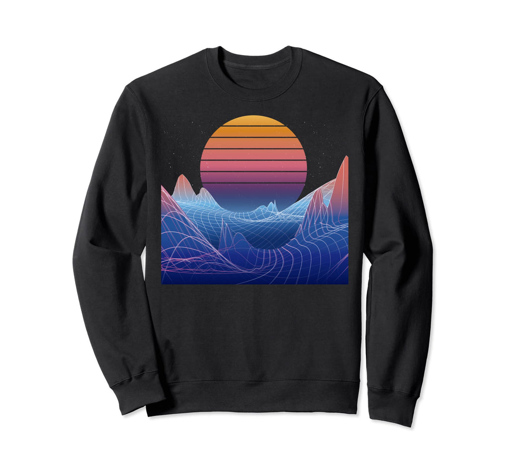 Vaporwave Synthwave Retrowave 80S Sweatshirt - Aesthetic Graphic Men Women - T-Shirt, Sweatshirt, Hoodie
