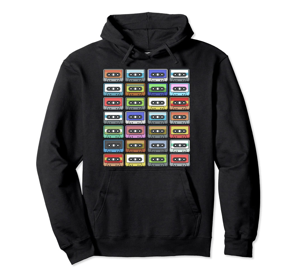 Cassette Tape 80S 90S Music Hoodie - Minimalist Print for Adults - T-Shirt, Sweatshirt, Hoodie