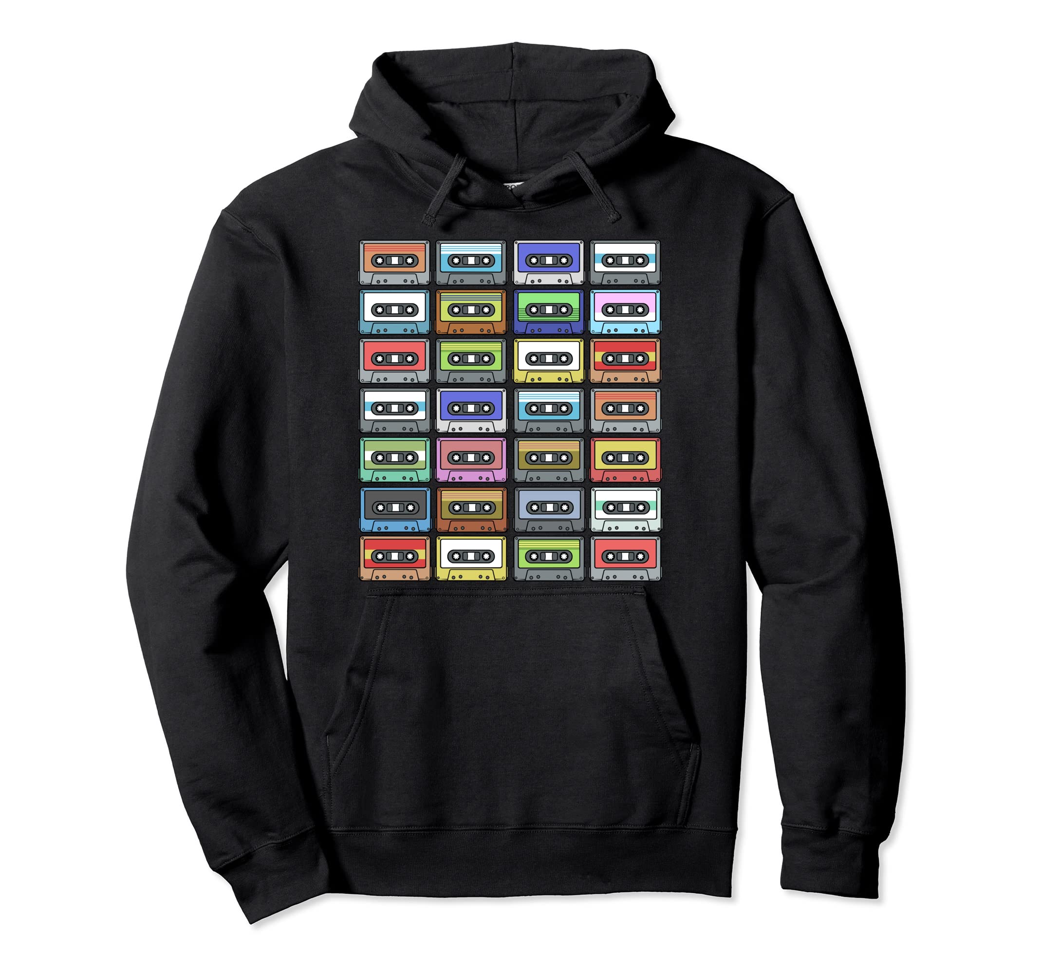 Cassette Tape 80S 90S Music Hoodie - Minimalist Print for Adults - T-Shirt, Sweatshirt, Hoodie