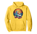 Colorful Roller Skate Lineup Hoodie - Novelty Apparel Unisex - T-Shirt, Sweatshirt, Hoodie