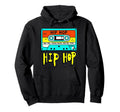 Hip Hop Cassette Tape Hoodie - Fun Novelty Design Men Women - T-Shirt, Sweatshirt, Hoodie