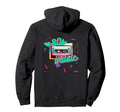 80S Music Love Cassette Tape Hoodie - Streetwear Style Unisex - T-Shirt, Sweatshirt, Hoodie