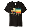 Roller Skating Dad Roller Skate T-Shirt - Casual Everyday Wear Unisex - T-Shirt, Sweatshirt, Hoodie