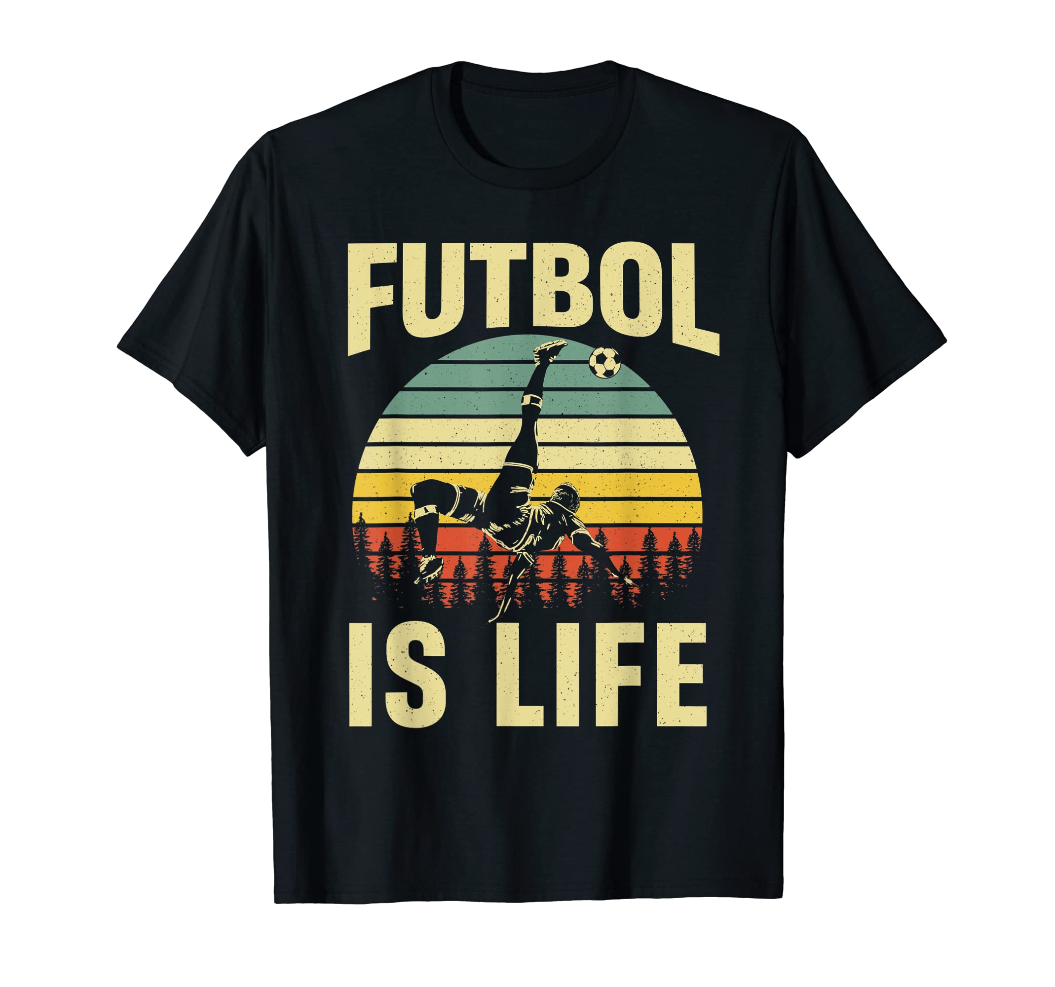 Futbol Is Life Funny Soccer Player T-Shirt - Custom Art Print Men Women - T-Shirt, Sweatshirt, Hoodie