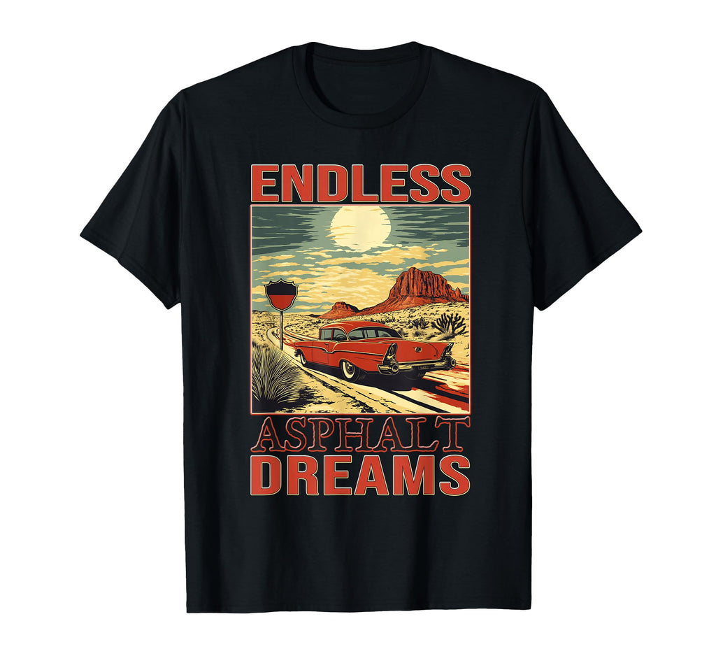 Route 66 Centennial Mother Road 100 T-Shirt - Custom Art Print Men Women - T-Shirt, Sweatshirt, Hoodie