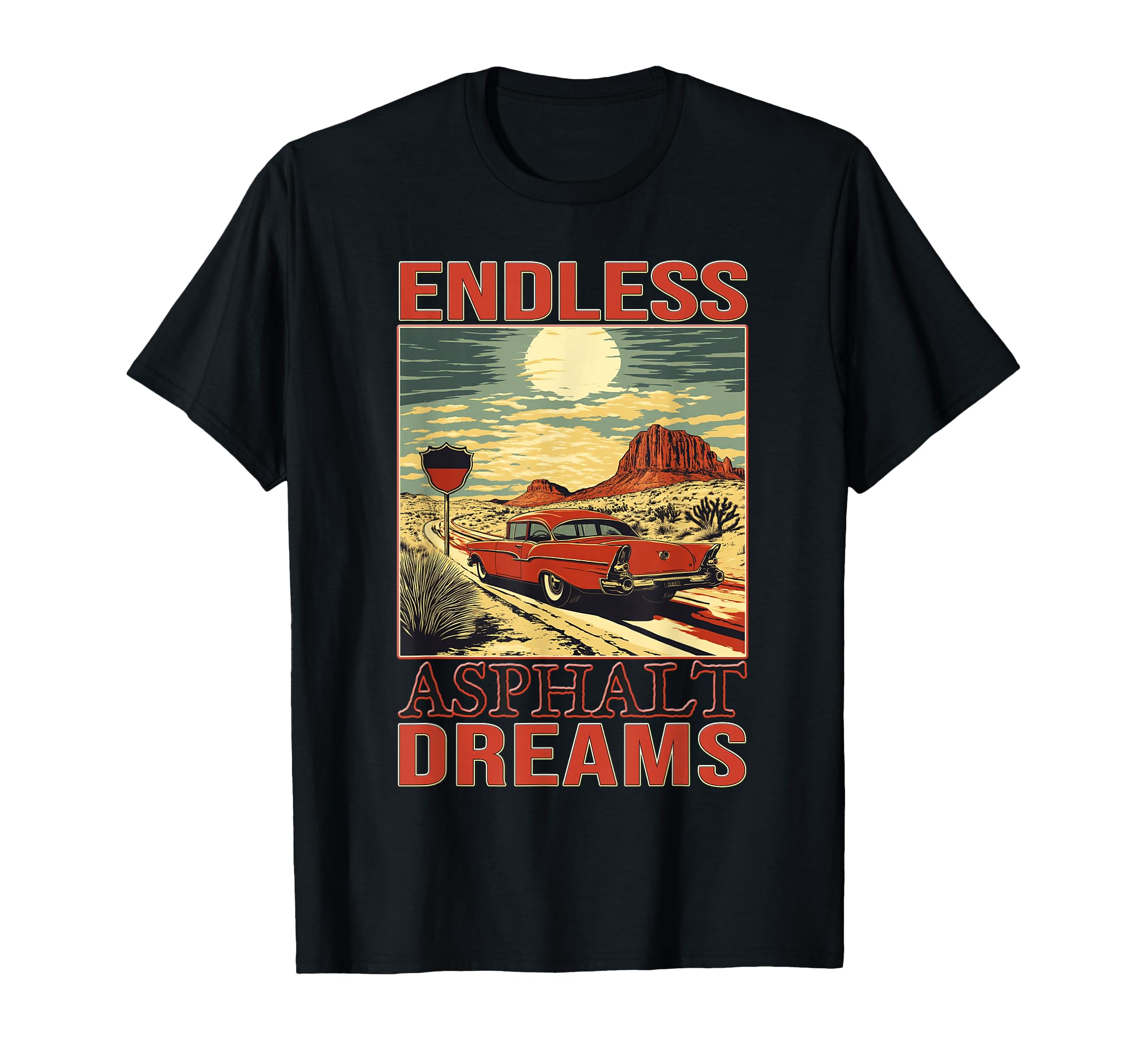 Route 66 Centennial Mother Road 100 T-Shirt - Custom Art Print Men Women - T-Shirt, Sweatshirt, Hoodie