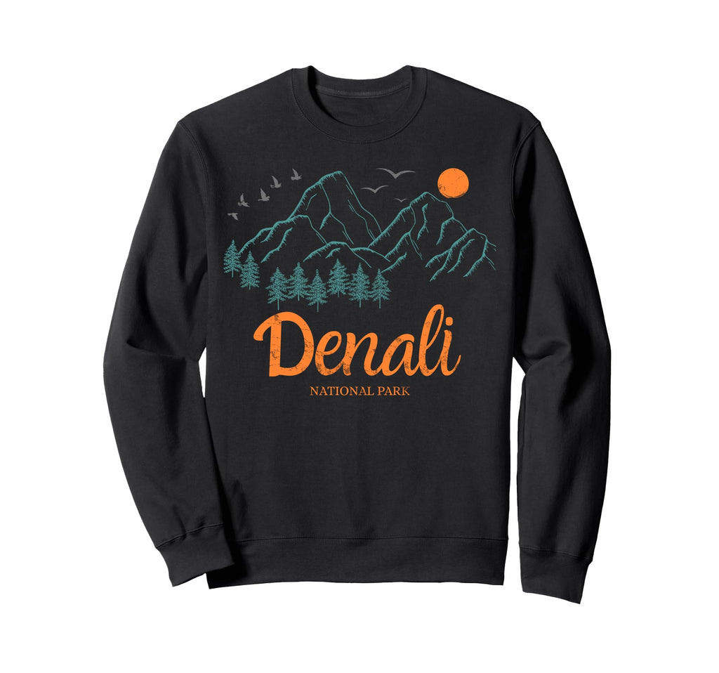 Denali National Park Alaska Sweatshirt - Graphic Print Men Women - T-Shirt, Sweatshirt, Hoodie