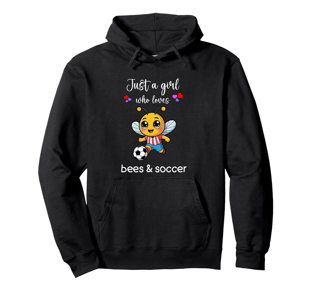 Bee Soccer Bee Soccer Hoodie - Aesthetic Graphic Men Women - T-Shirt, Sweatshirt, Hoodie