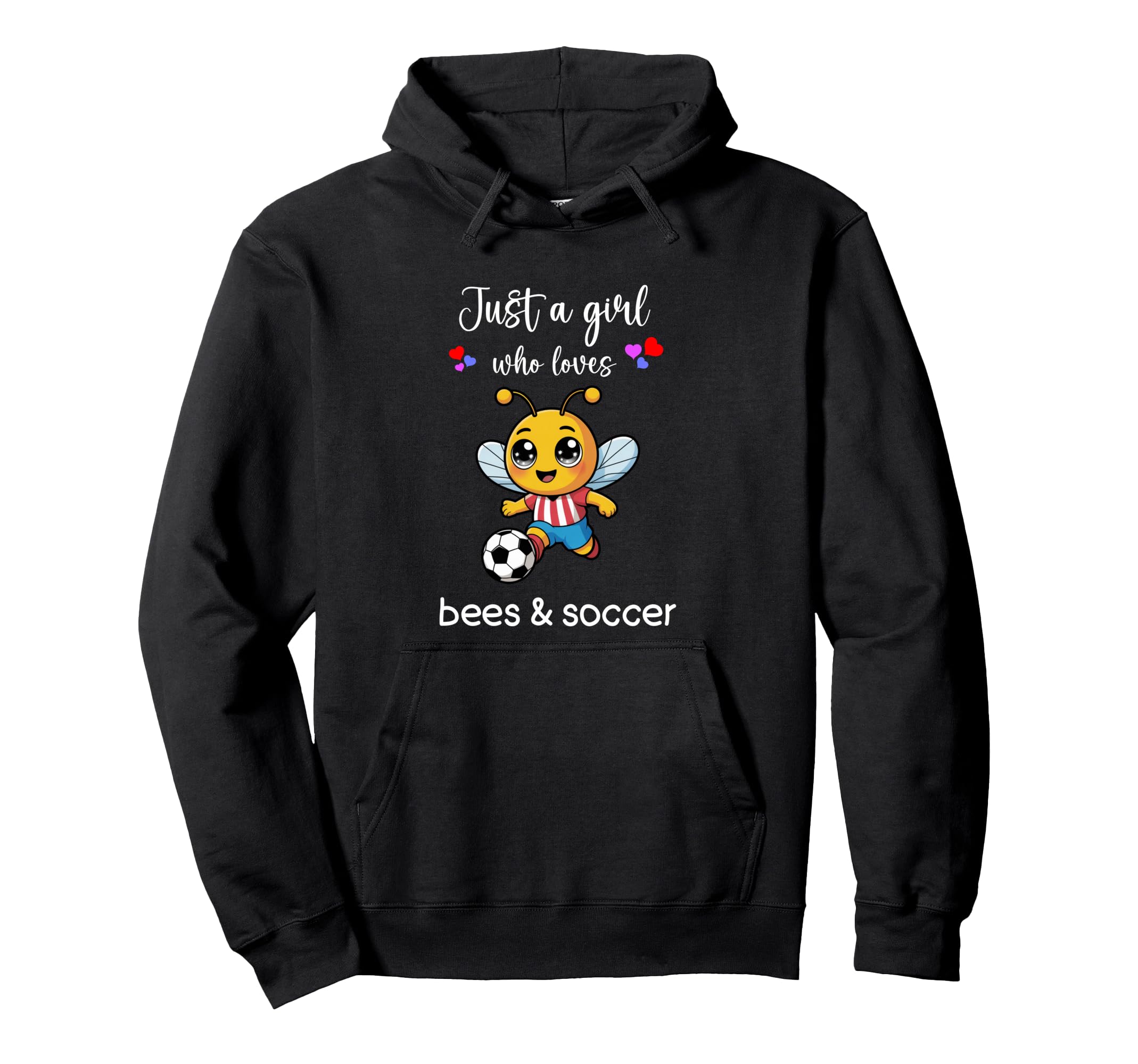 Bee Soccer Bee Soccer Hoodie - Aesthetic Graphic Men Women - T-Shirt, Sweatshirt, Hoodie