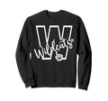 Wildcats School Sports Fan Team Sweatshirt - Casual Everyday Wear Unisex - T-Shirt, Sweatshirt, Hoodie