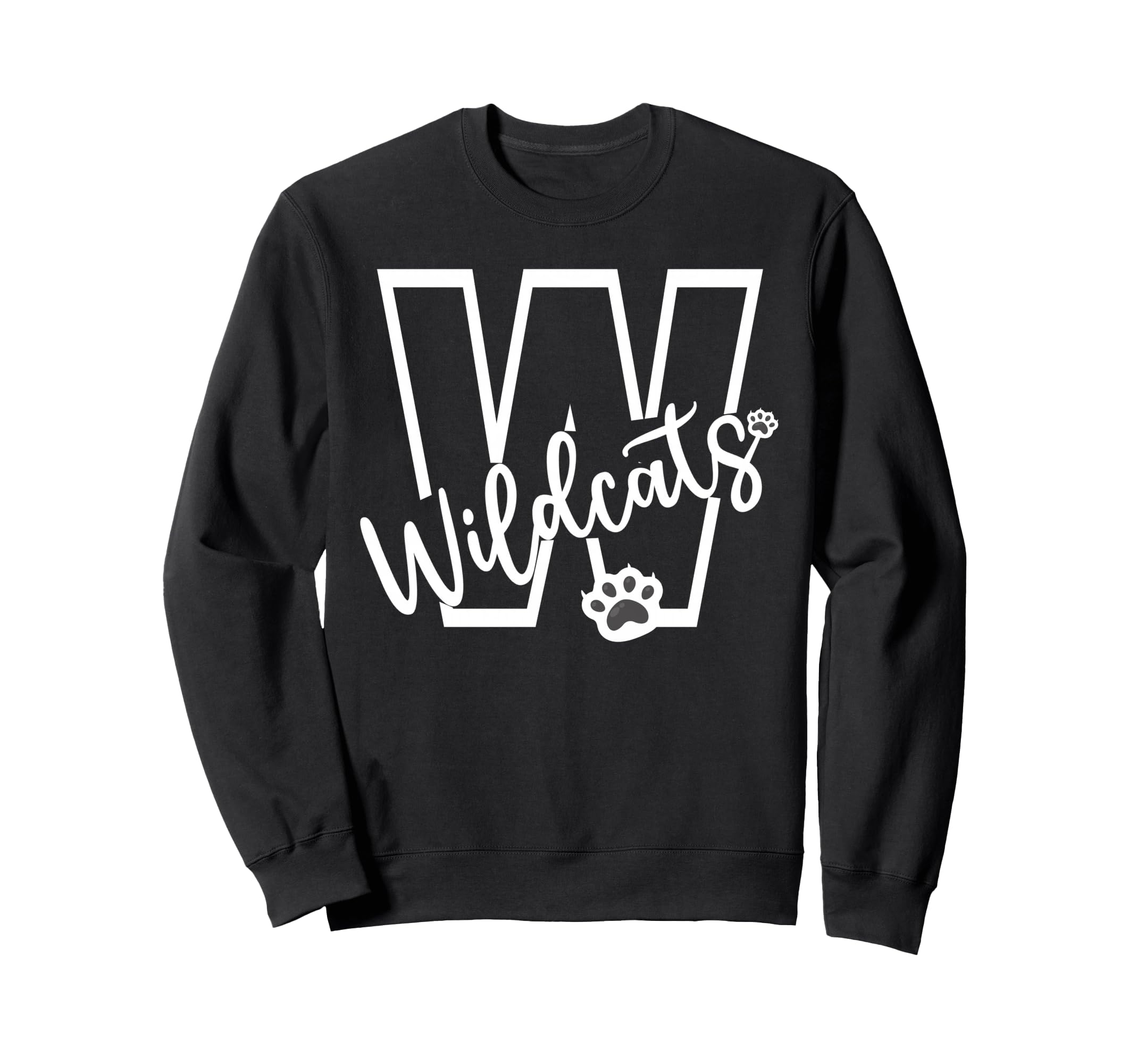 Wildcats School Sports Fan Team Sweatshirt - Casual Everyday Wear Unisex - T-Shirt, Sweatshirt, Hoodie