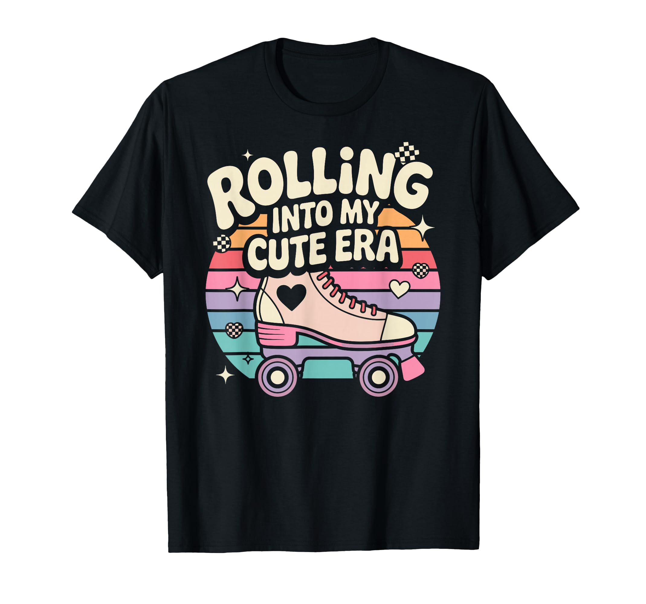 Rolling Into My Era Roller Skating T-Shirt - Minimalist Print for Adults - T-Shirt, Sweatshirt, Hoodie