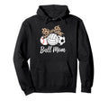 Ball Mom Baseball Volleyball Soccer Hoodie - Minimalist Print for Adults - T-Shirt, Sweatshirt, Hoodie