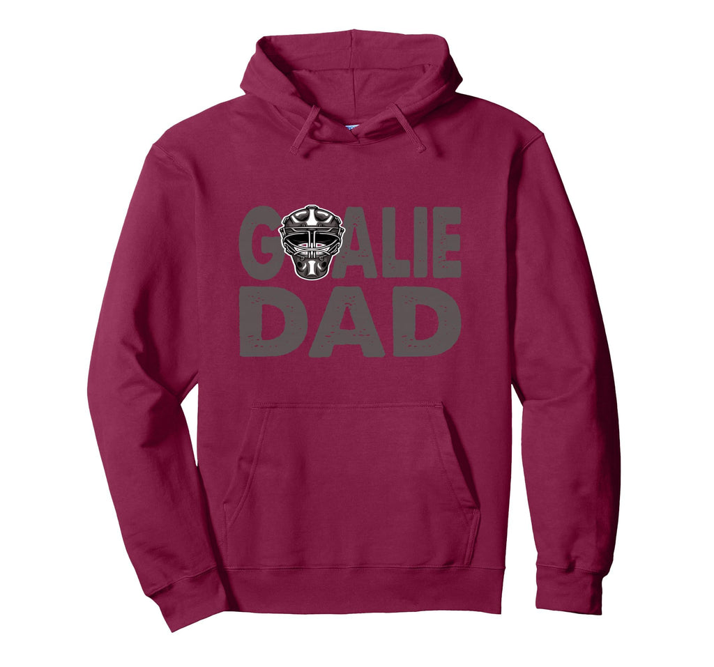 Ice Hockey Goalkeeper Dad Hoodie - Minimalist Print Men Women - T-Shirt, Sweatshirt, Hoodie