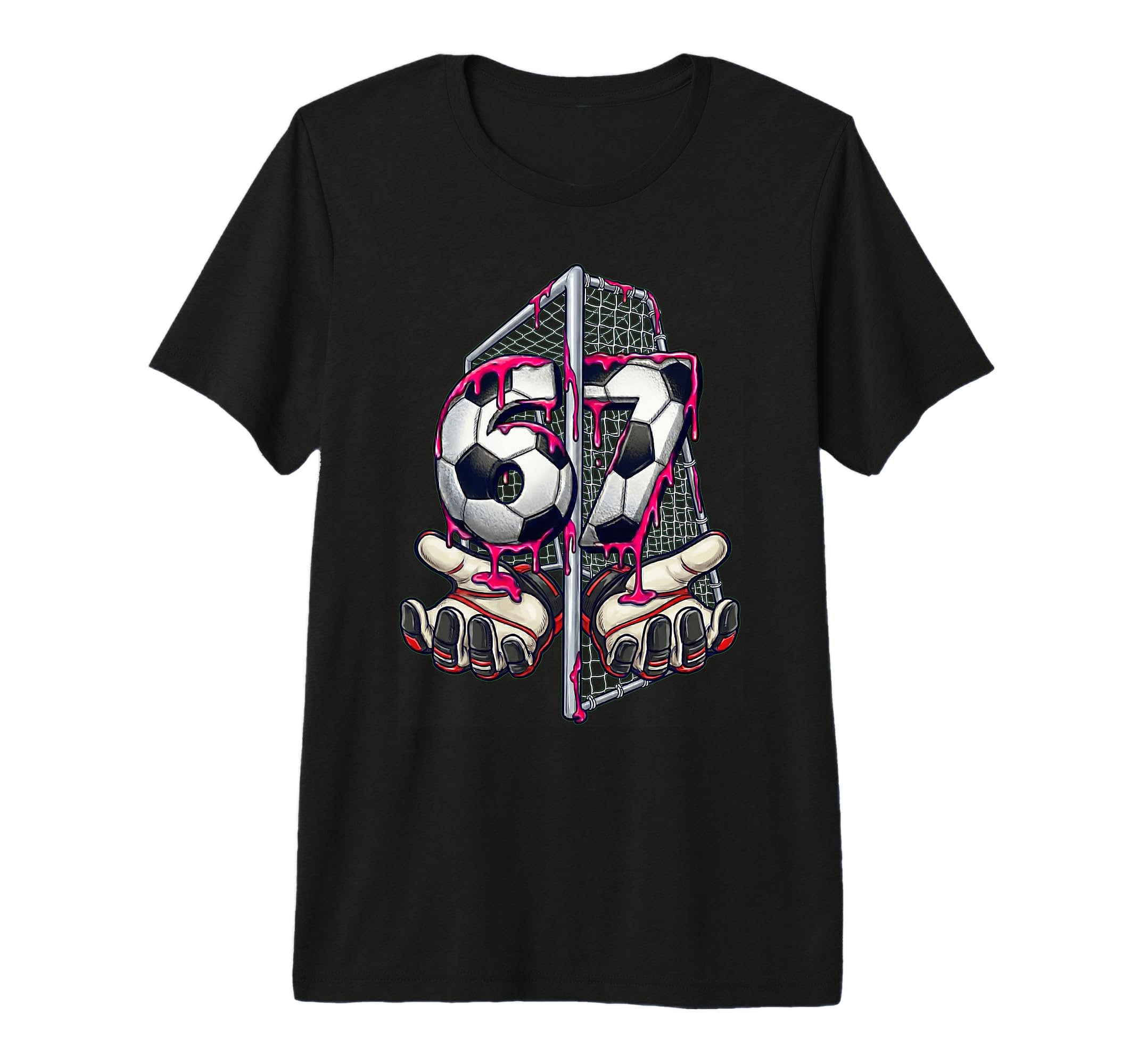 Soccer 67 Meme Funny Six Seven Gen Alpha T-Shirt - Graphic Print Unisex - T-Shirt, Sweatshirt, Hoodie