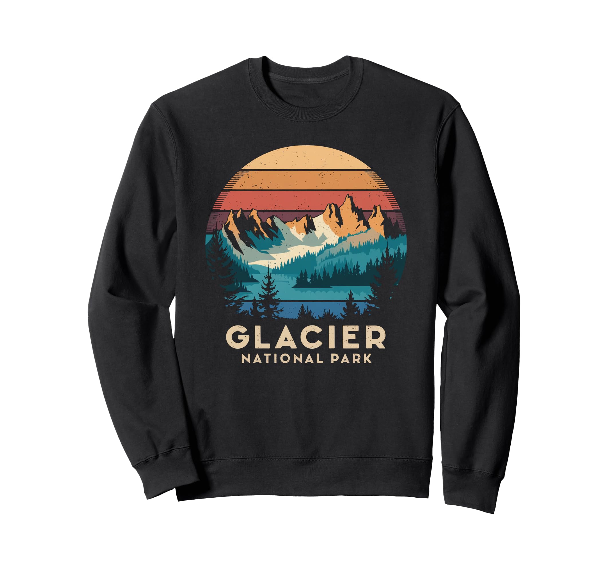 Glacier National Park Scenic Sweatshirt - Streetwear Style for Adults - T-Shirt, Sweatshirt, Hoodie