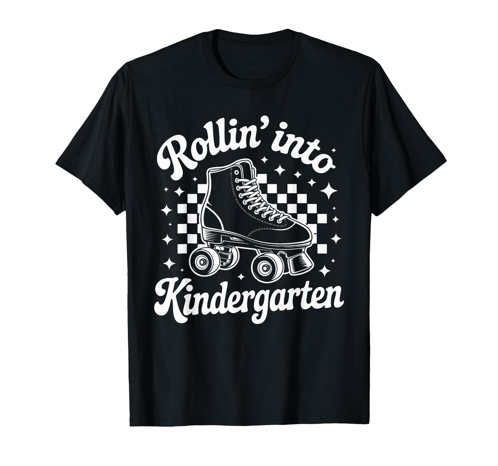 Rollin Into Kindergarten Roller Skate T-Shirt - Aesthetic Graphic Men Women - T-Shirt, Sweatshirt, Hoodie