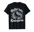 Rollin Into Kindergarten Roller Skate T-Shirt - Aesthetic Graphic Men Women - T-Shirt, Sweatshirt, Hoodie