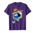 Dabbing Soccer Nicaragua Jersey T-Shirt - Novelty Apparel for Adults - T-Shirt, Sweatshirt, Hoodie