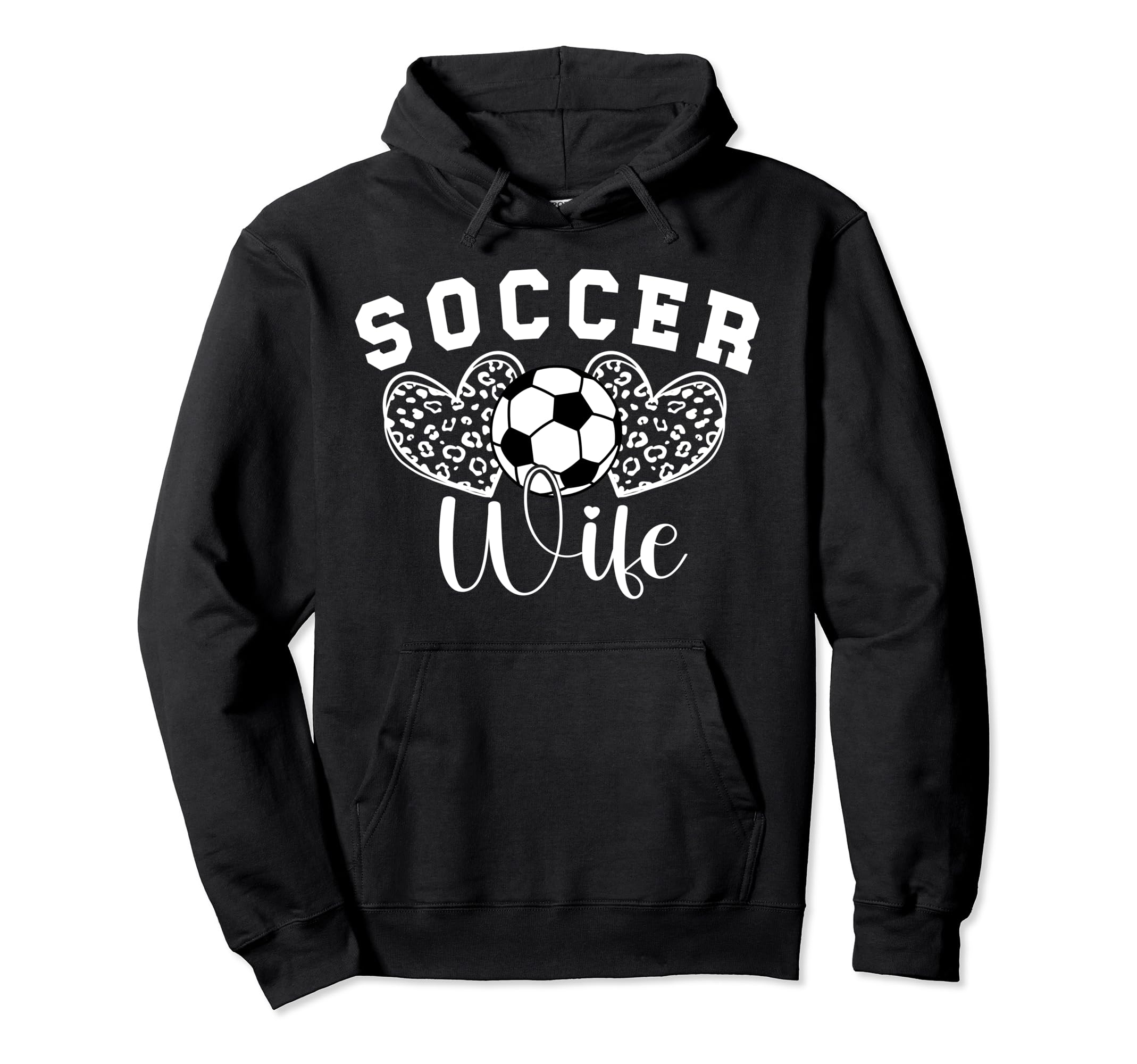 Soccer Coach Wife Hearts Wife Soccer Hoodie - Streetwear Style for Adults - T-Shirt, Sweatshirt, Hoodie