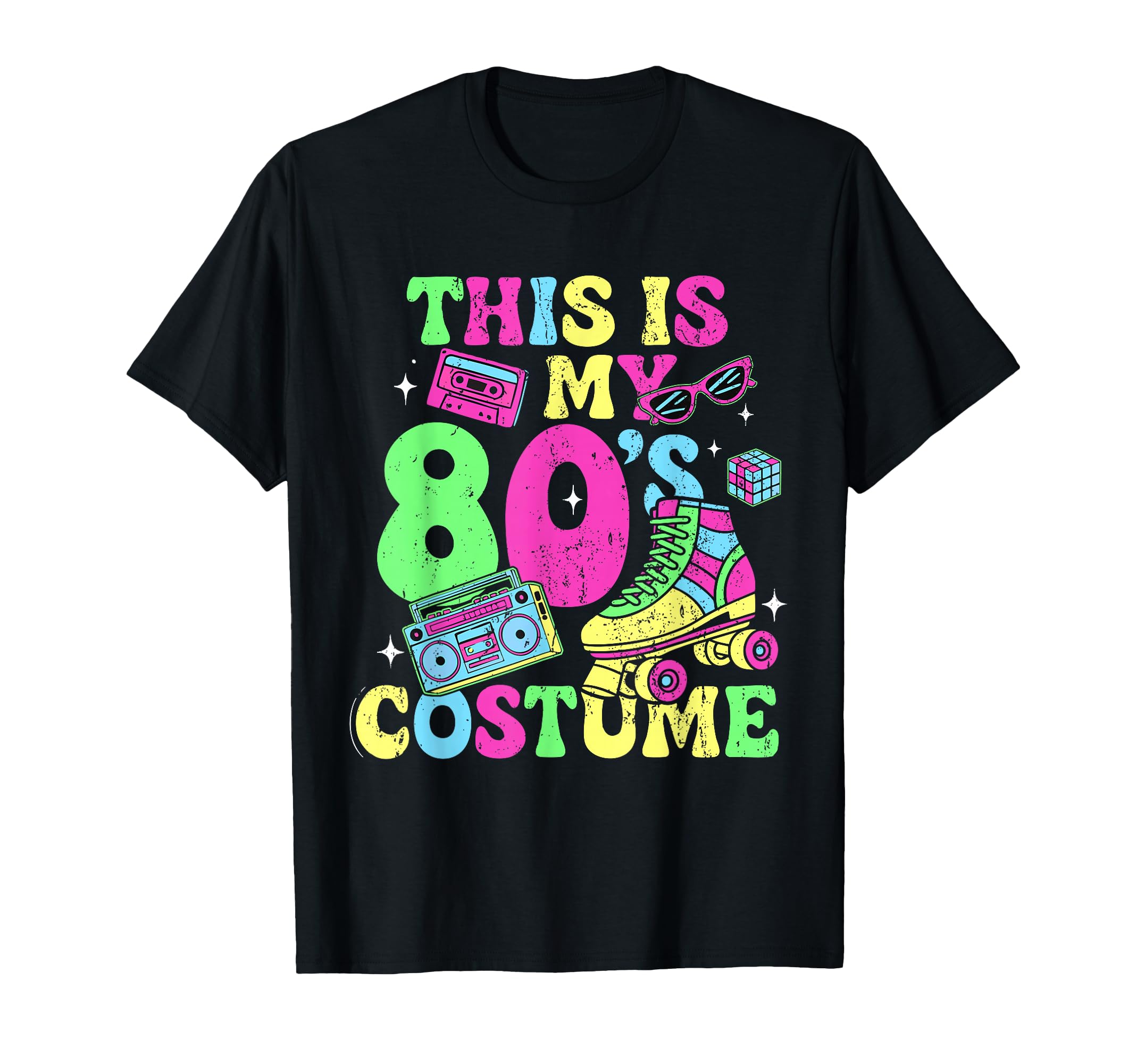 Roller Skates This Is My 80S Costume 80S T-Shirt - Novelty Apparel Unisex - T-Shirt, Sweatshirt, Hoodie