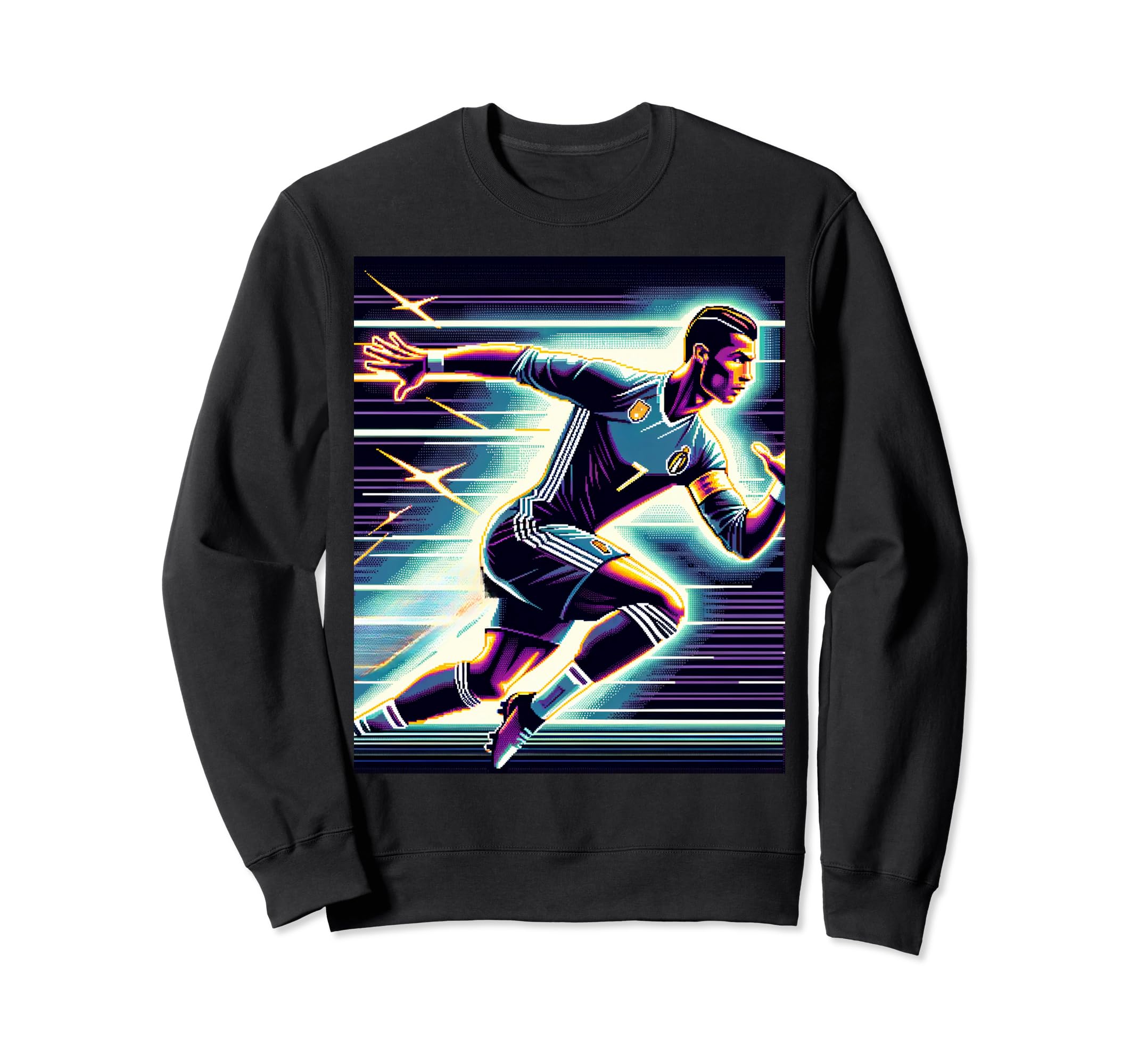 Football Star Gaming Arcade Sweatshirt - Streetwear Style for Adults - T-Shirt, Sweatshirt, Hoodie