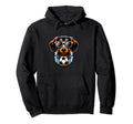 Dachshund Soccer Player Funny Wiener Hoodie - Minimalist Print Men Women - T-Shirt, Sweatshirt, Hoodie