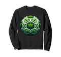 Soccer Ball Shamrock St Patricks Sweatshirt - Fun Novelty Design Unisex - T-Shirt, Sweatshirt, Hoodie