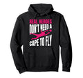 Real Heroes Dont Need Cape To Fly Goalie Hoodie - Aesthetic Graphic Unisex - T-Shirt, Sweatshirt, Hoodie