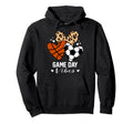 Game Day Vibes Funny Soccer Basketball Hoodie - Custom Art Print Men Women - T-Shirt, Sweatshirt, Hoodie