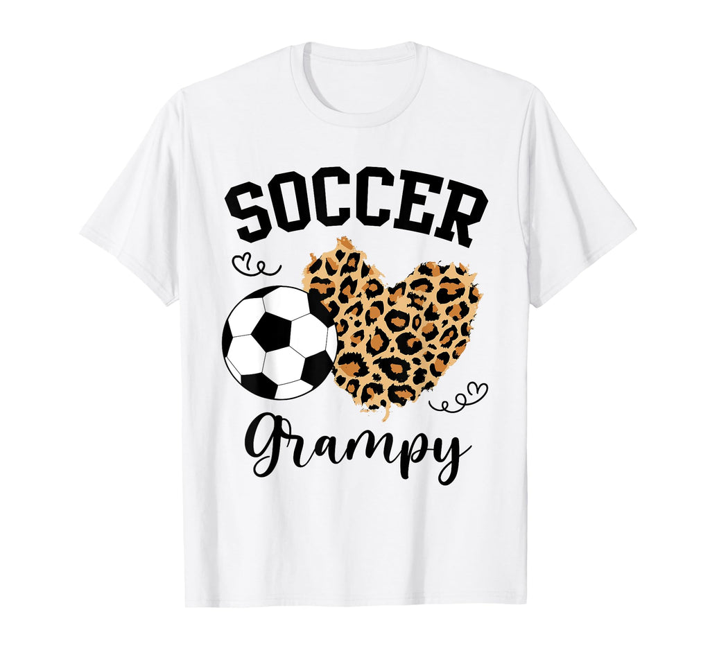 Soccer Grampy Heart Leopard Grampy T-Shirt - Streetwear Style for Adults - T-Shirt, Sweatshirt, Hoodie